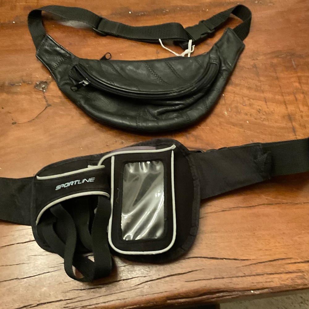 Two waist packs for Running, Hiking Sportine
